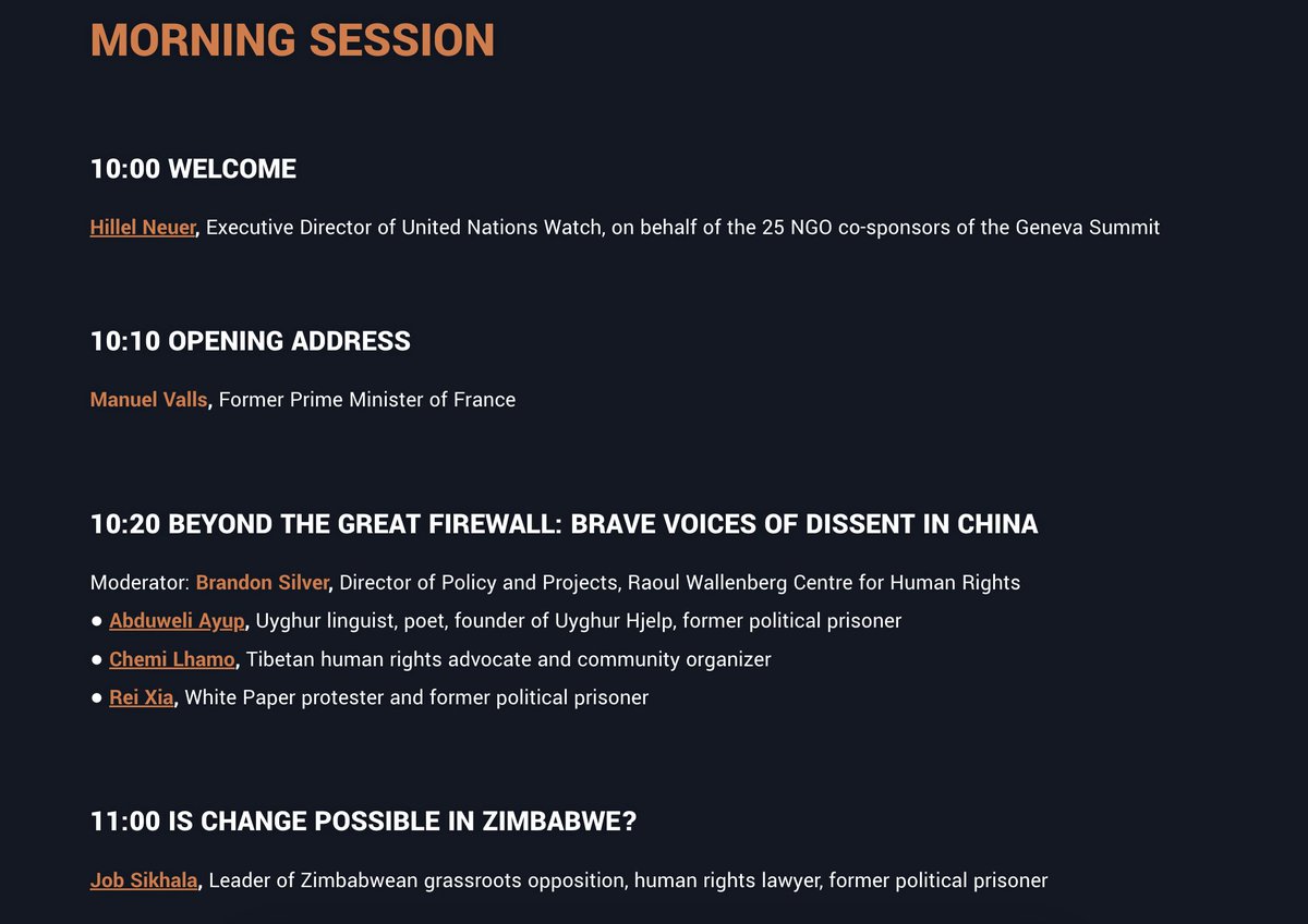 🚨 Today is the day! #GenevaSummit2024 is bringing together activists and dissidents from across the globe to speak out for #humanrights and #democracy. We are LIVE at 10AM CET: genevasummit.org