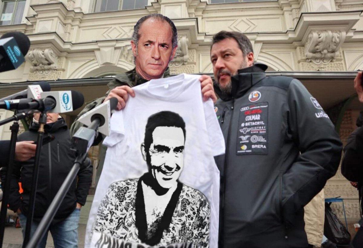 Zaia lo aspetta al confine veneto con la maglietta pronta...
#Zaia #Salvini #Vannacci #Lega #15maggio