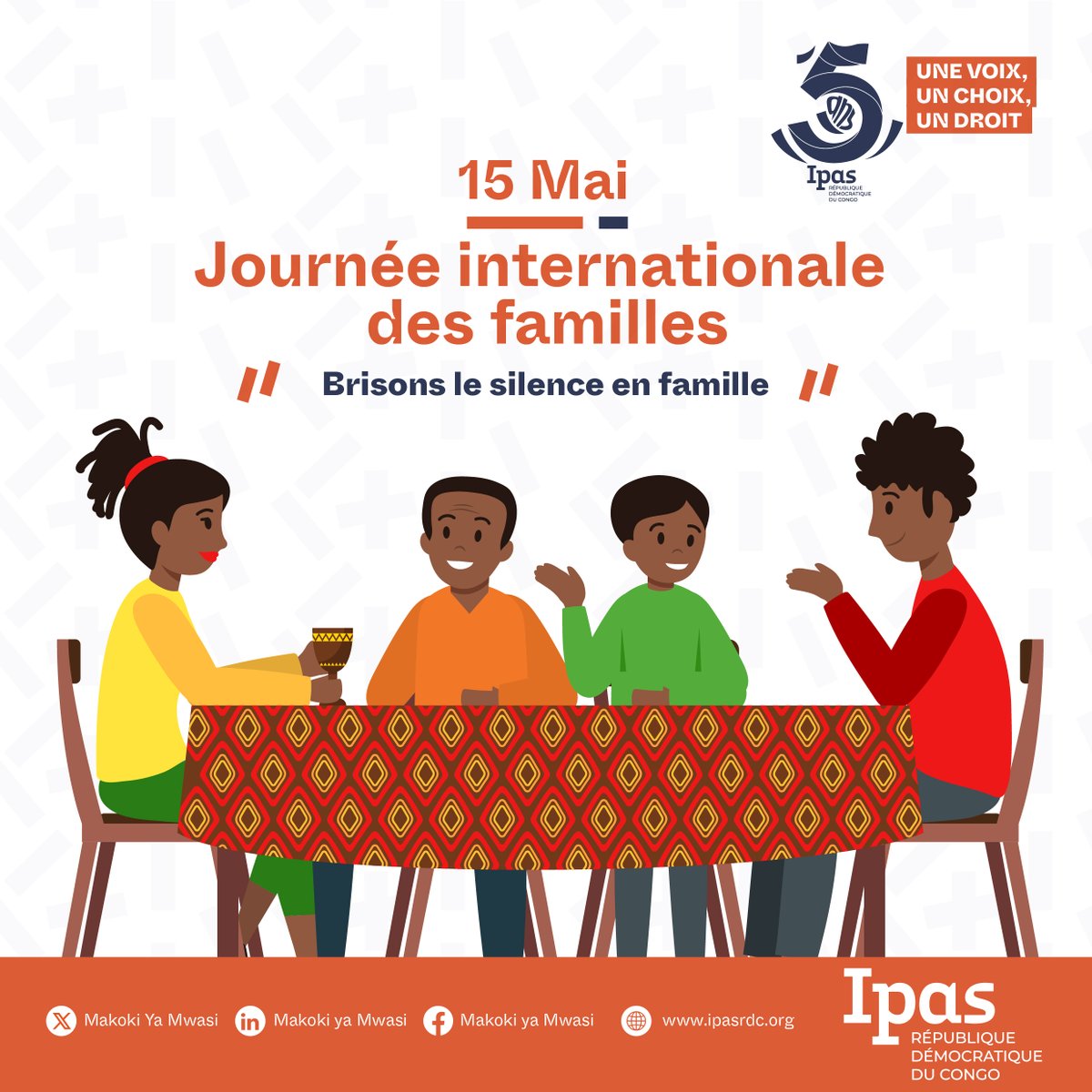 Le dialogue en famille contribue à briser le silence autour de la sexualité. 

#JournéeInternationaledesFamilles #FamilyDay #InternationalDayofFamily