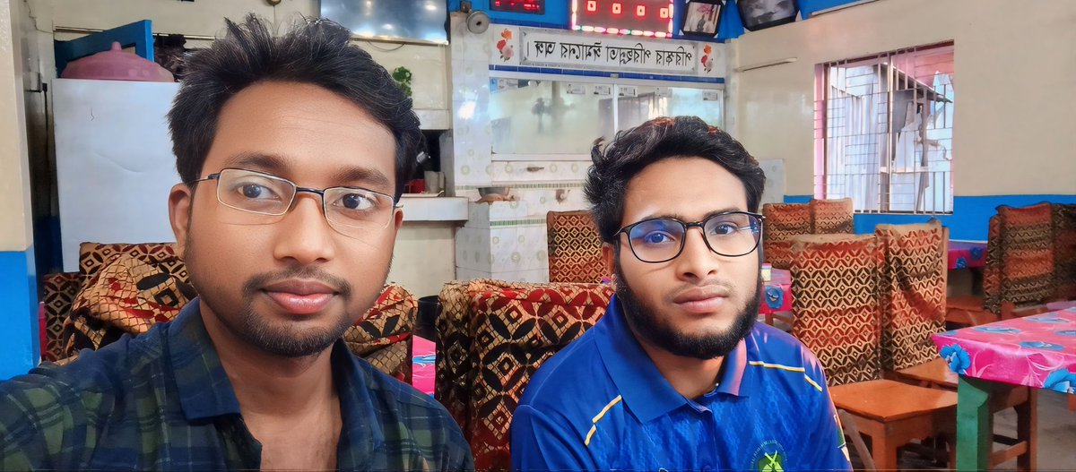 Developerabuzar's tweet image. আমরা দুজন এক সাথে নাস্তা করলাম