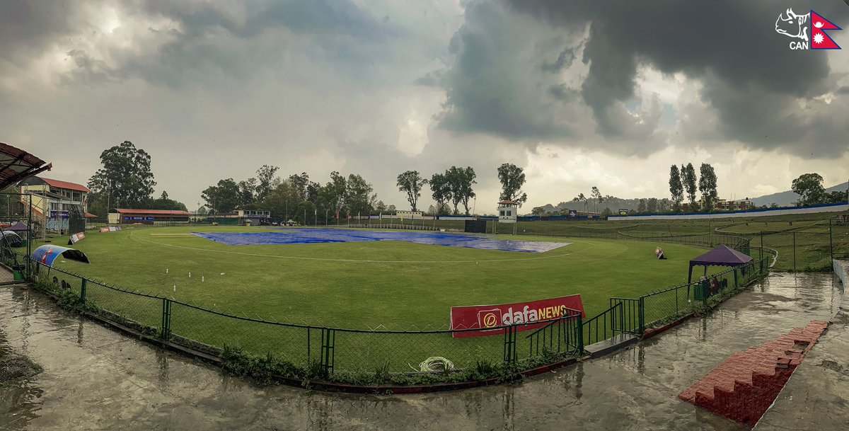 ⚡️Rain interrupts the afternoon’s showdown between Koshi Province and Bagmati Province at TU 🏏 #HerGameToo | #WomensCricket | #NepalCricket