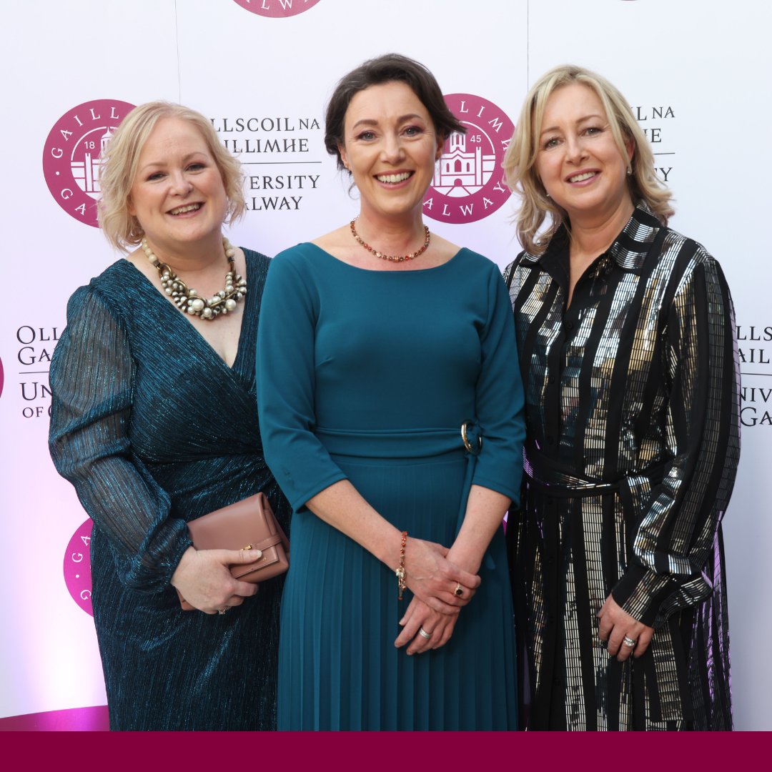 CodePlus supporters Lorna Martyn and Sharon Walsh of Fidelity Investments celebrate with Associate Professor Cornelia Connolly at the University of Galway Alumni Awards Gala Banquet 2024.

#AlumniAwards24 #GalwayAlumni #GalwayGrads