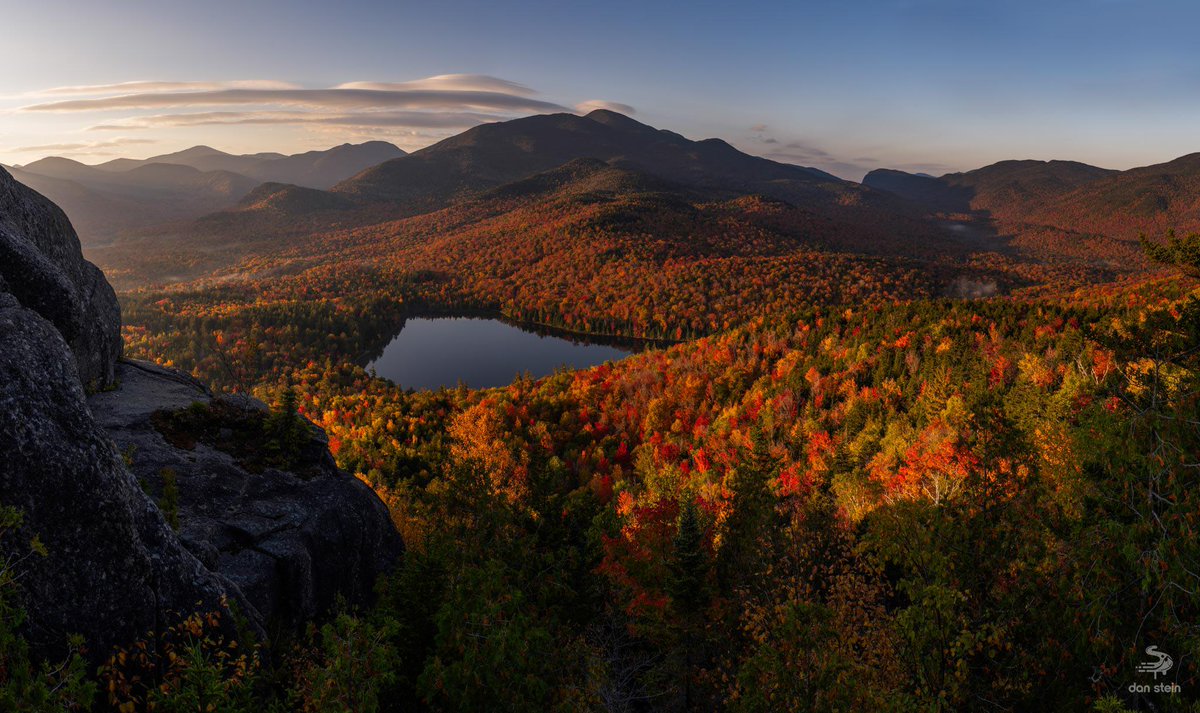 'Stunning Adirondack fall sunrise capture'