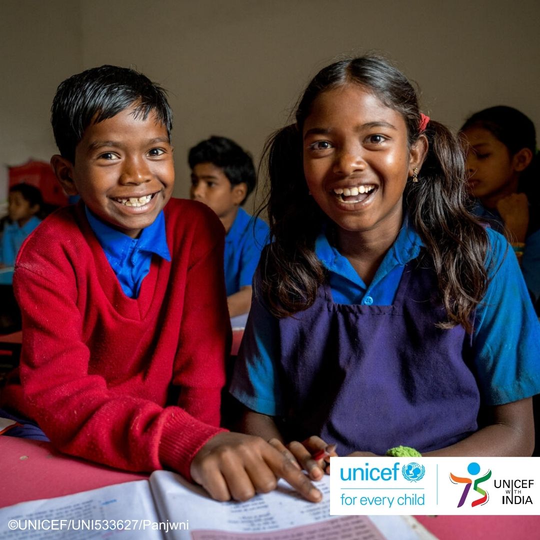 Every opportunity is a cherished dream for children like 12-year-old Anjali and Ashish living in tribal remote areas of Chhattisgarh. Their hope for education shines bright amidst challenges, reminding us of the resilience and dreams of every child. #ForEveryChild, education.