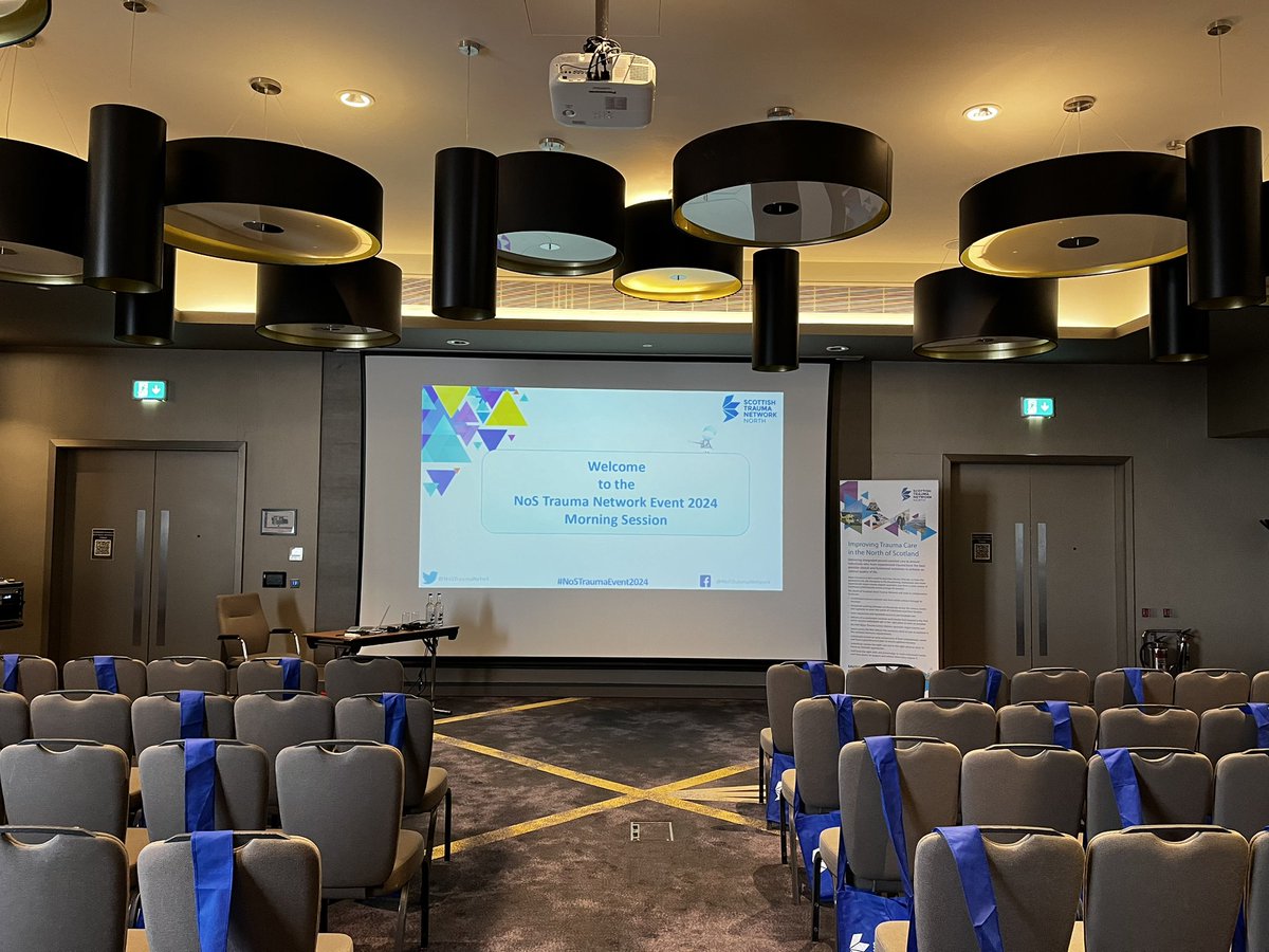 Good to go at our Network event. Looking forward to learning and developing relationships across the north of Scotland. #nostraumaevent2024
