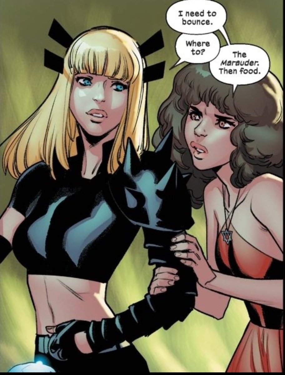 That time when Kate left her own party to be alone with Illyana on the Marauder.