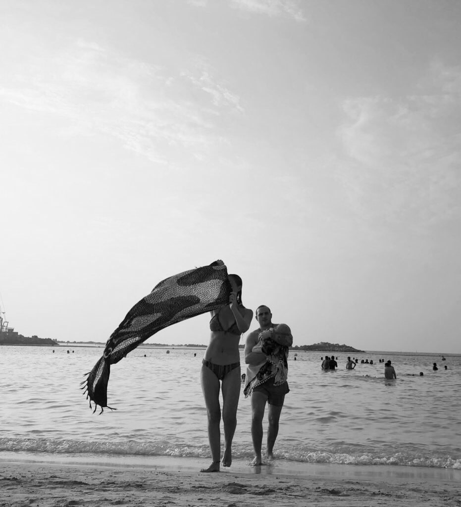 Love is a beach towel spread over shifting sands #groundbeneathherfeet #salmanrushdie