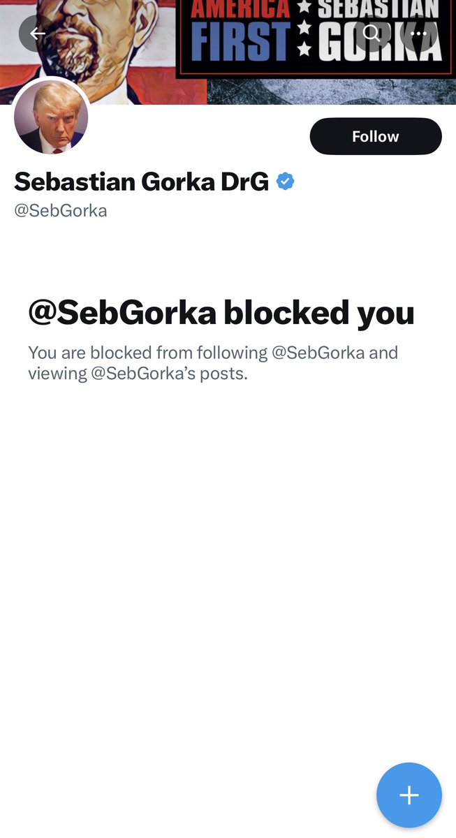 I’m beginning to think Seb Gorka and I are never going to be friends.