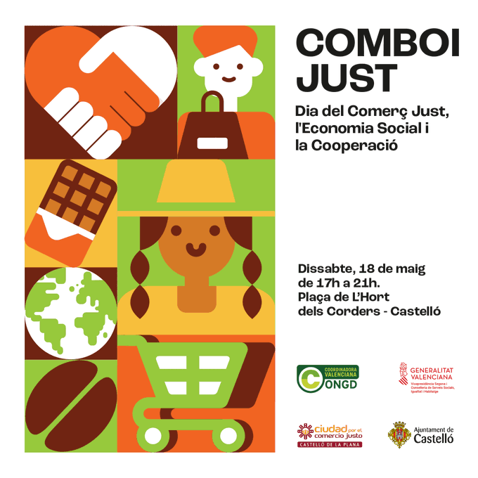 Novessendes's tweet photo. FEM COMBOI!
Pel Dia del #ComercioJusto compartirem música, ball, cooperació i el ventall de consum i activisme que generen les entitats de transformació social.
#YoSumo
🗓️ 18 de maig de 17h a 21h
📍 Plaça de l'Hort dels Corders
https://t.co/66VAS6P5bf https://t.co/1TMXz15SsW