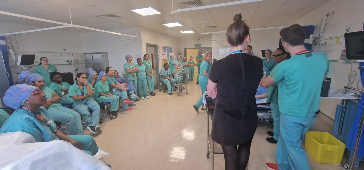 SimStars (@simstarsirl) on Twitter photo Exciting milestone <a href="/SIVUH/">South Infirmary Victoria University Hospital</a> Brilliant turnout for the inaugural staff simulation in the Operating Theatre Department. Starting strong with inter-professional simulation, tackling post-op haematoma after thyroidectomy. #SIVUH #TranslationalSim #ImprovingPatientCare Exciting milestone <a href="/SIVUH/">South Infirmary Victoria University Hospital</a> Brilliant turnout for the inaugural staff simulation in the Operating Theatre Department. Starting strong with inter-professional simulation, tackling post-op haematoma after thyroidectomy. #SIVUH #TranslationalSim #ImprovingPatientCare