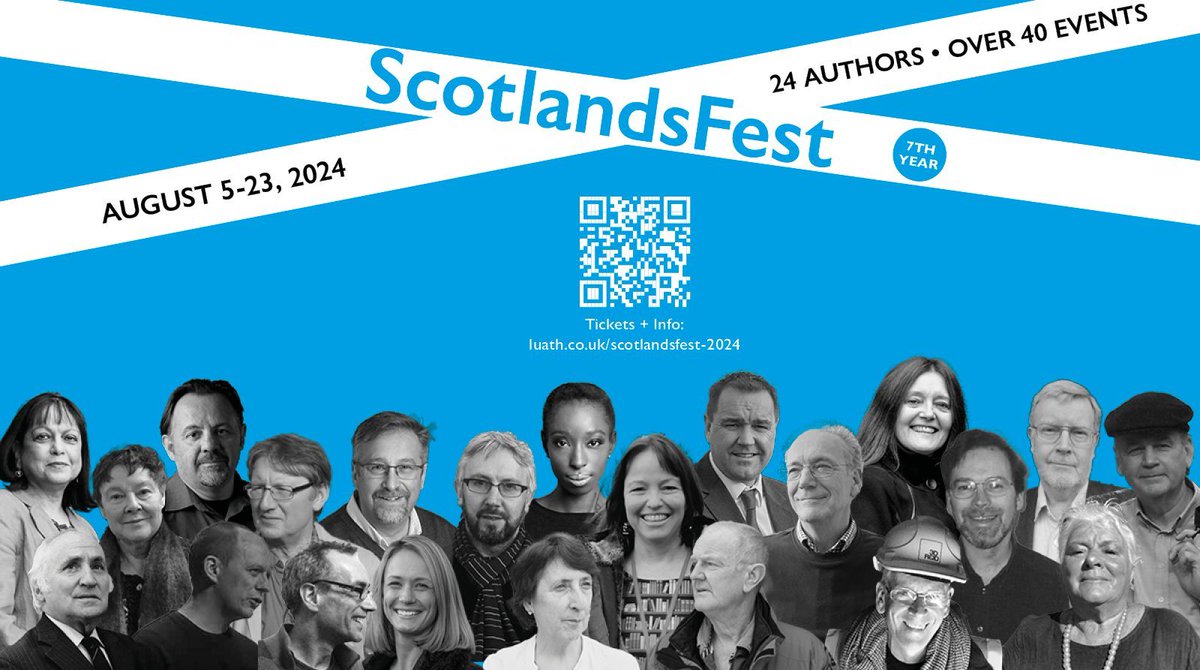📚  SCOTLANDSFEST🎉

👤 24 Authors
🎟️  40+ events
📆  5-23 August

There are many Scotlands, so many ideas of what Scotland is and can be...

buff.ly/3wD7JNV 
 #TheFringe #ScotlandsFest #BookEvent #EdinburghWhatsOn #FringeWhatsOn #EdinburghFringe