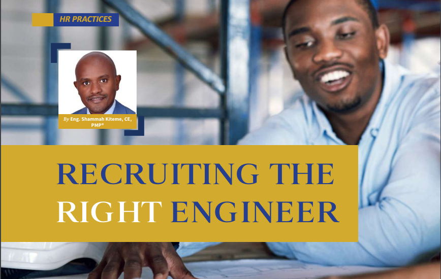 RECRUITING THE RIGHT ENGINEER #HRMagazine Read more here>>>>>>- magazin.ihrm.or.ke/2024/05/06/rec…