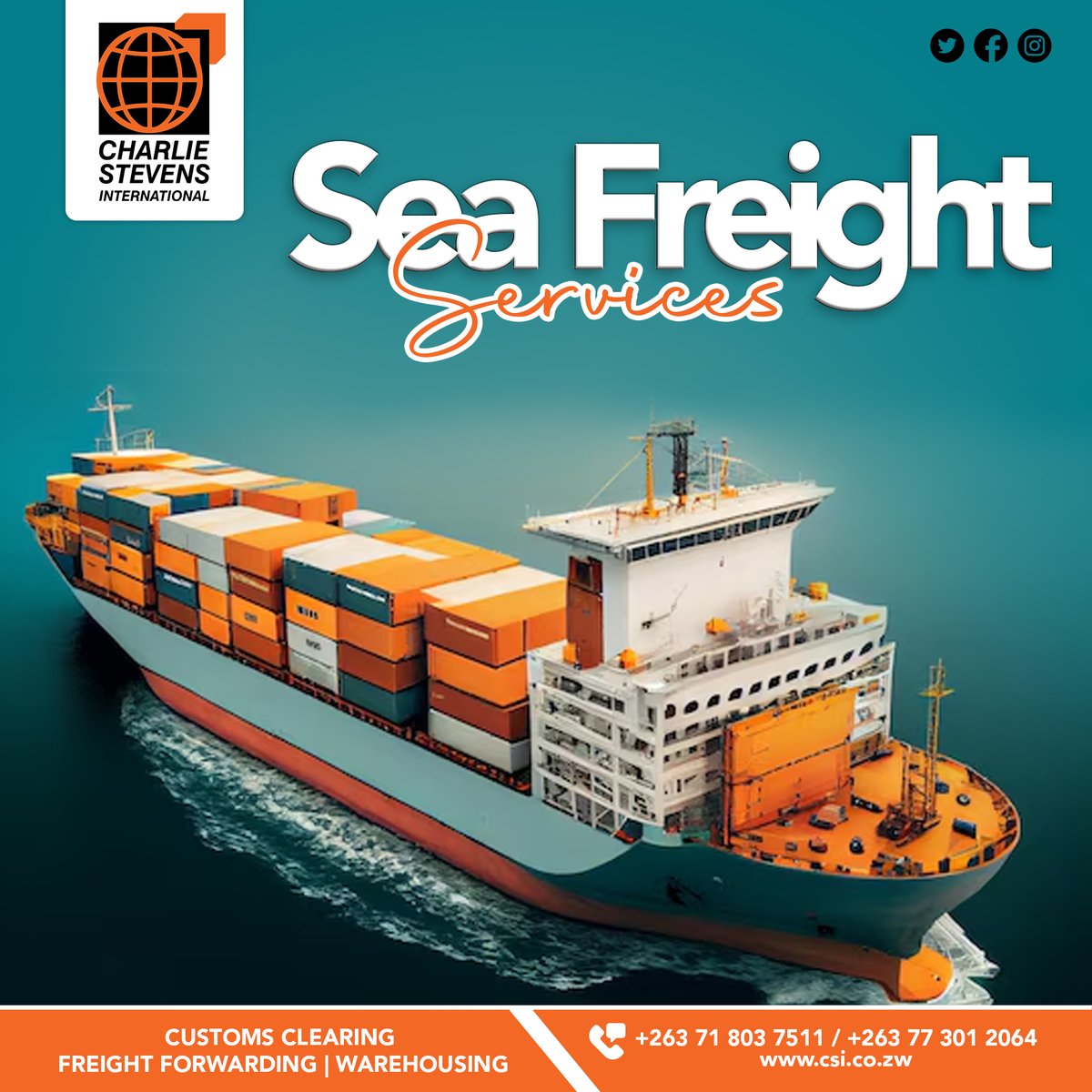 Sea Freight Services.

#logistics #seafreight #freightforwading