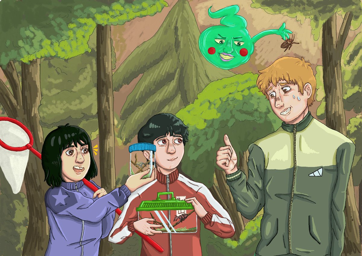applehound's tweet photo. MS Paint zine piece from last year. The zine finally released so i can show it now! It was a rlly fun challenge even tho i don't like the piece that much anymore :] https://t.co/ykThchH6Lb