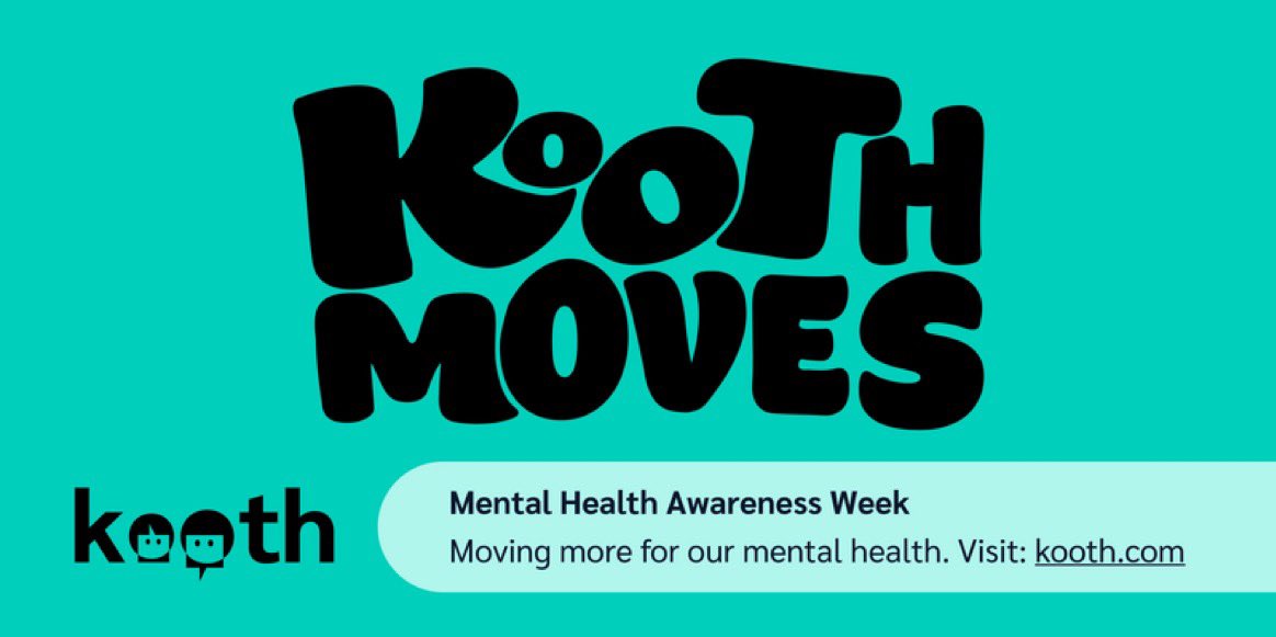 Join us this Mental Health Awareness Week!

🔗  We’ve created a whole range of content to celebrate and inspire you to get moving for your mental health. Explore at lnkd.in/ec42pMnx.

Let’s get moving!

#KoothMoves #MentalHealthAwarenessWeek #Kooth #MHAW