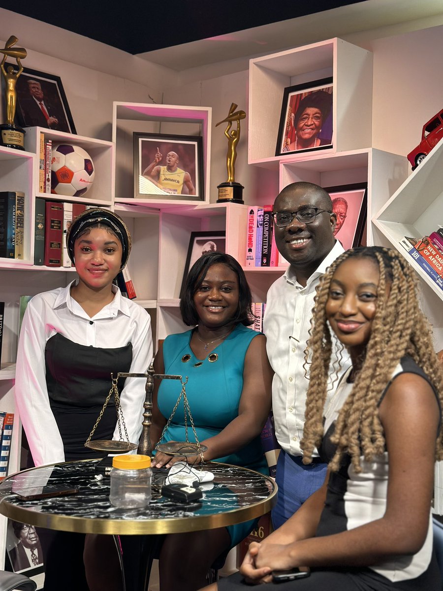 Thank you @sammiawuku for passing by the studio for last night’s show.