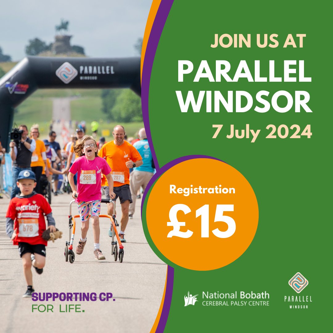 An all inclusive festival with challenges for all ages, health conditions and abilities. Everybody who starts gets a medal, t-shirt and goodie bag!

Sign up today via our website 💚💚💚
#CerebralPalsyAwareness #Bobath4Life #RunForACause #cerebralpalsy #bobathcentre