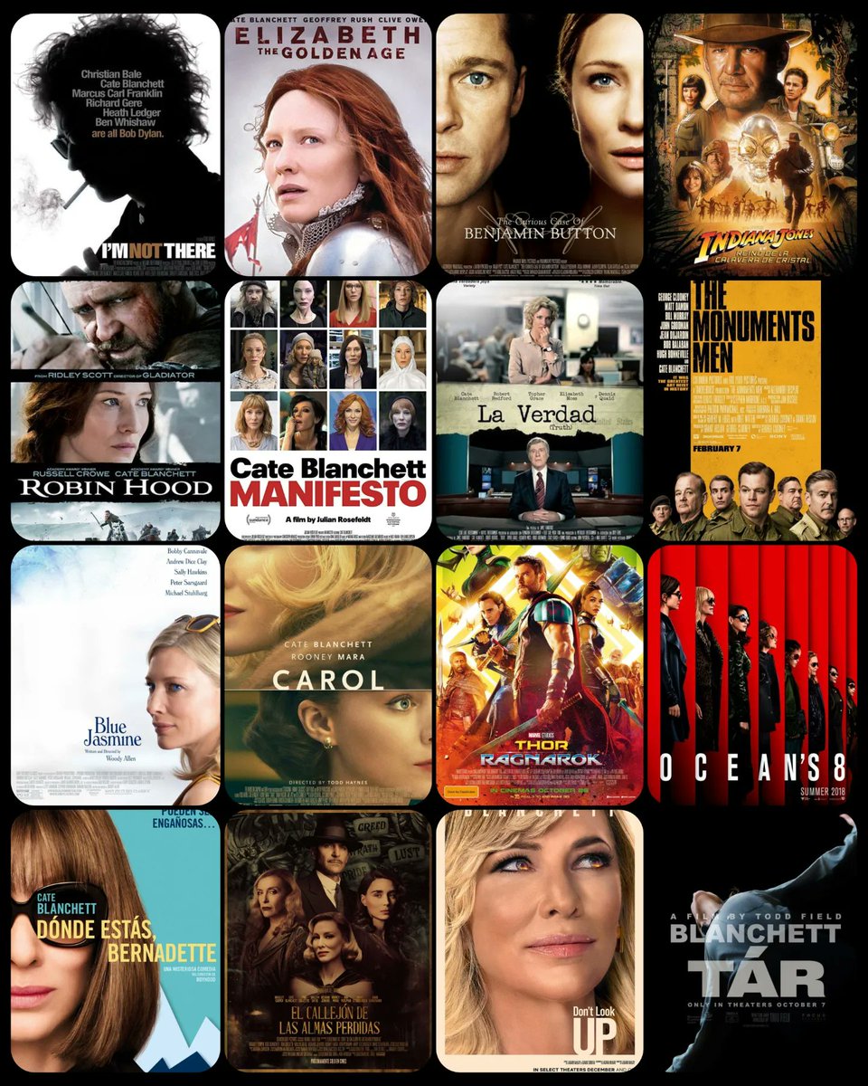 Cuál es tu película preferida de Cate Blanchett? What's your favorite Harvey Cate Blanchett? 🎉🎊🎈🎂🎀 (14 de mayo de 1969)
#favoritefilm #peliculafavorita #videoteca #favoritemovie #filmoteca #loftconstancia #coleccionista #colección #septimoarte #cinencasa #cateblanchett