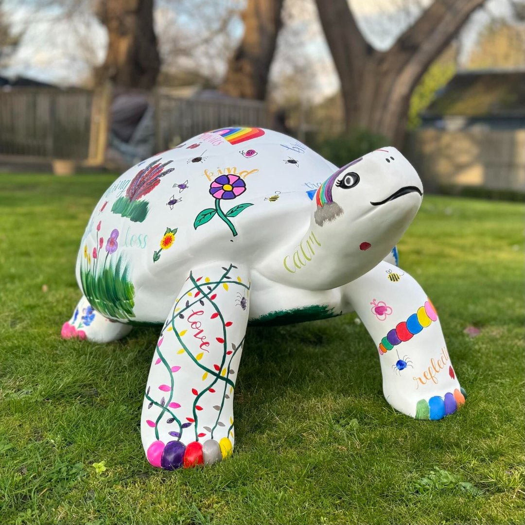 The hare and the tortoise for our #TrailwithaTale represent Aesop's well-known fable, symbolising perseverance. 🐢🐰 Like the tortoise, Demelza is determined and consistent, providing care for as long as needed. 💙 Be a part of our #TrailwithaTale 👉 bit.ly/3JT4Knx