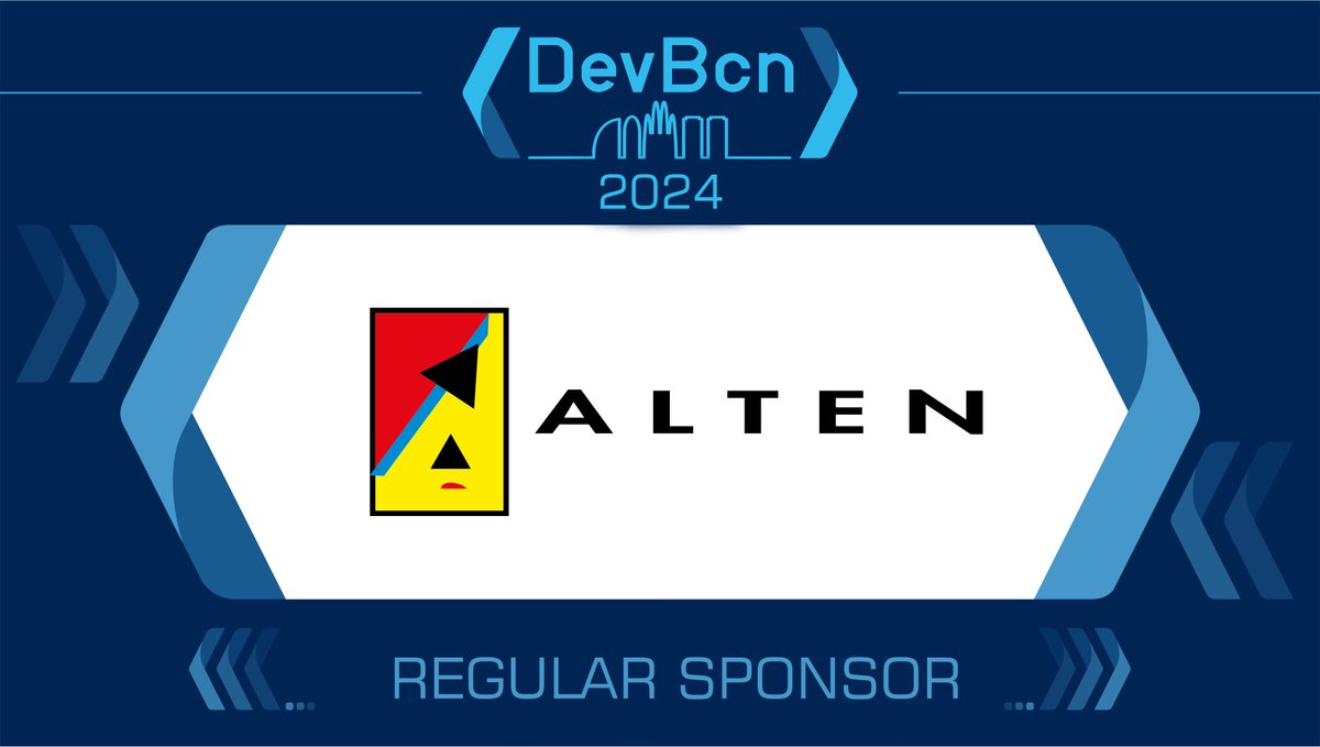 🌟 Excited to announce @Altenspain as a regular sponsor for #devbcn24! Their commitment to engineering and technology solutions is instrumental in elevating our conference. Thank you, Alten, for your support! 🚀 Discover our sponsors ➡️ buff.ly/3L79ohN