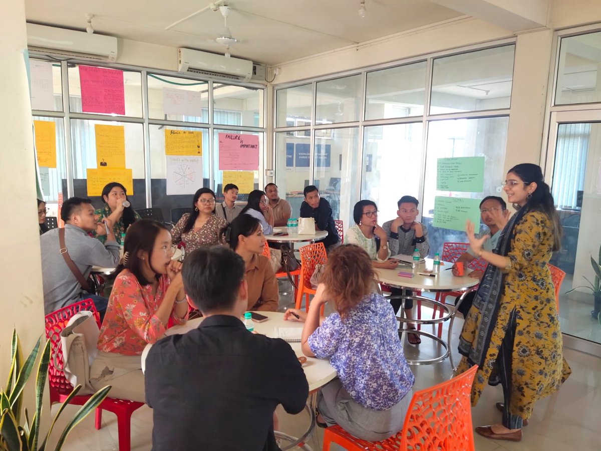 2-day training session held at the #EntrepreneurshipDevelopmentCentre #YouthNet Dimapur. 15 teachers representing 12 districts attended the program. It was focused on experiential learning. Ms. Avani Mevada from Mumbai, actively guided the teachers throughout the training. #EDC
