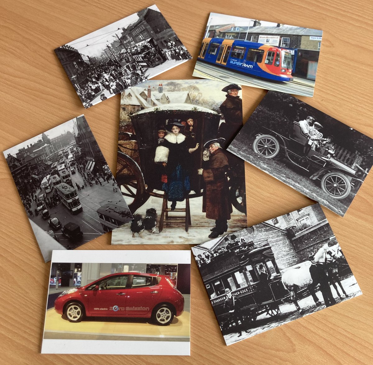 Selecting the photos for memory cafe - this month's theme is transport 🚗 🚂🚋 Memory Cafe at Weston Park Museum is our monthly free, friendly drop-in session for people living with Dementia or memory issues, their carers and friends. 🔗Find out more: sheffieldmuseums.org.uk/whats-on/memor…