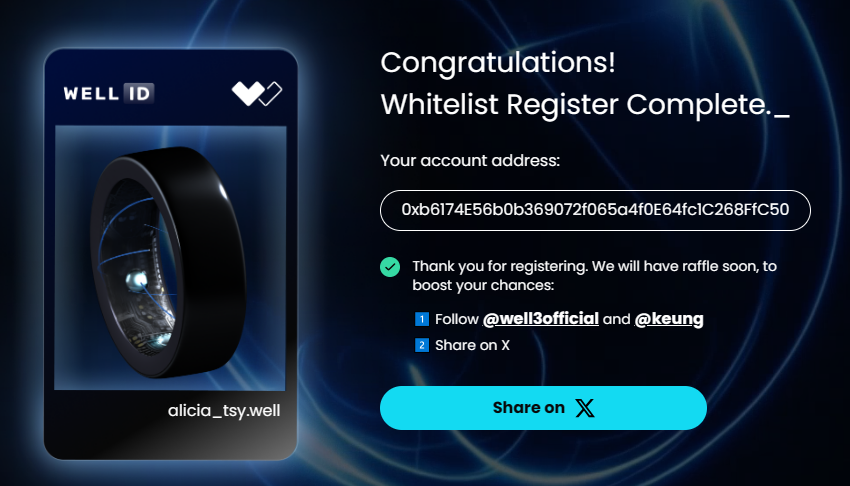 alicia_tsy's tweet photo. I just reserved my Ordinal Ring. @well3official @keung @KobeBweeef3 

https://t.co/JnnqifdOwr https://t.co/SvDvdkiPl3