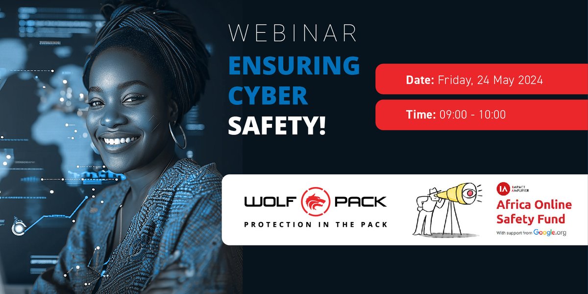 Join #WolfpackWebinar on May 24th for an in-depth exploration of #CyberSafety and the groundbreaking #COBRAplatform.

Register now: ow.ly/zoTm50R2Uqa

#CyberSafetyWithWolfpack #CyberSafety #CyberSecurity #DigitalSecurity #CyberDefense #DataProtection #CyberCrime