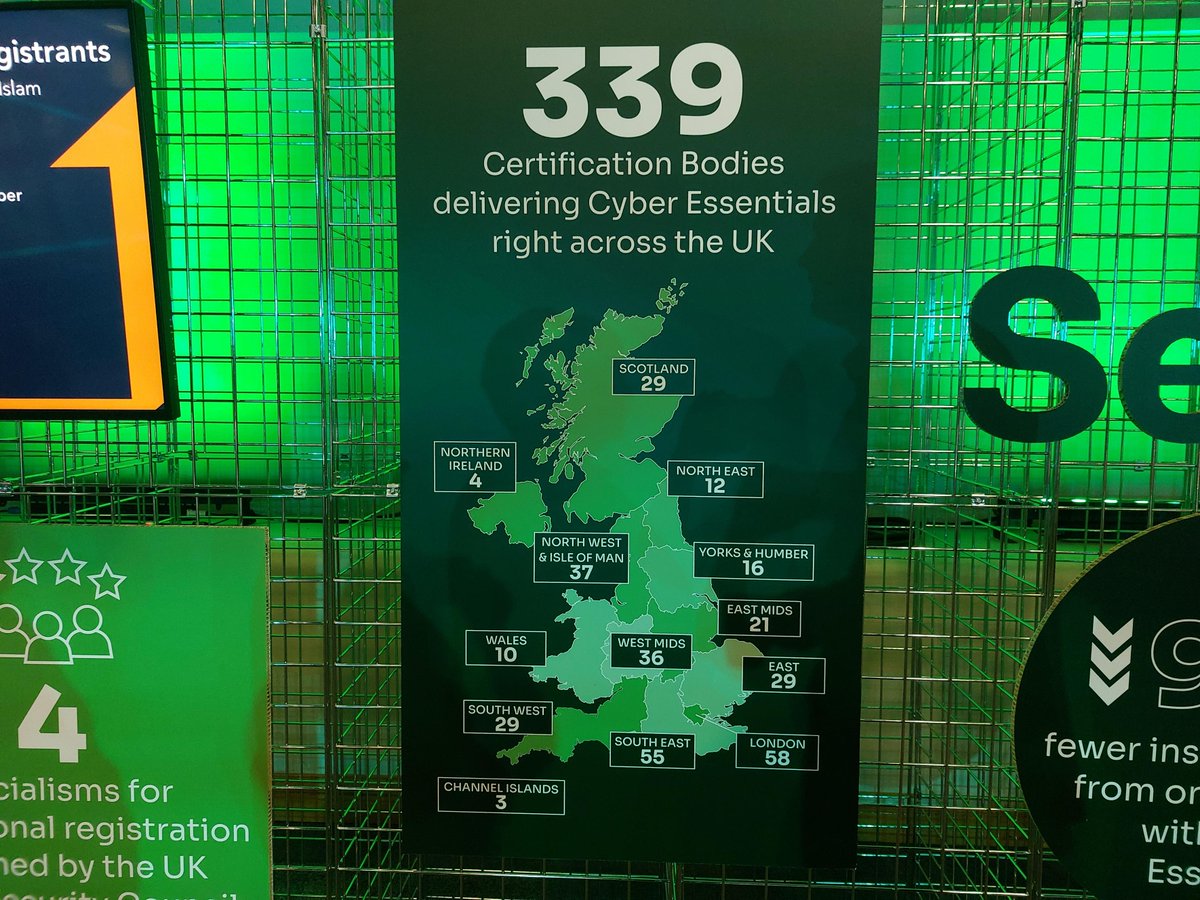 #CYBERUK24 day two begins! 📣 Come and visit us & @NCSC in the Ecosystem Zone to find out more about #CyberEssentials, #CyberAdvisor, Cyber Incident Exercising & Cyber Incident Response (Level 2). Find out more about today's programme 👉 cyberuk.uk/2024/programme @CYBERUKevents