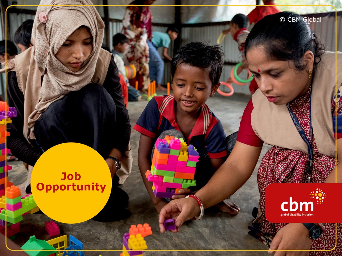 Join CBM Global! 📢 We are looking for a Disability Inclusive Disaster Risk Management Manager in #Bangladesh. Learn more about this exciting role and apply: cbm-global.org/career/disabil… #jobs #hiring