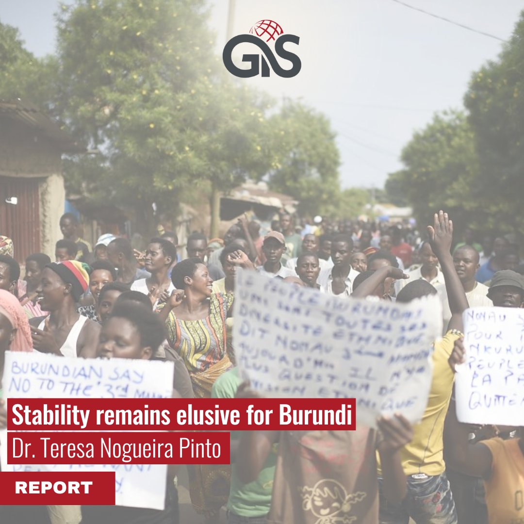 NEW REPORT: Domestic political contestation in Burundi will intensify ahead of next year’s elections, setting the stage for a foreign policy reorientation toward non-Western partners.
 
Read more in the new #GISreport by Dr. Pinto (@teresa_np): gisreportsonline.com/r/stability-bu…