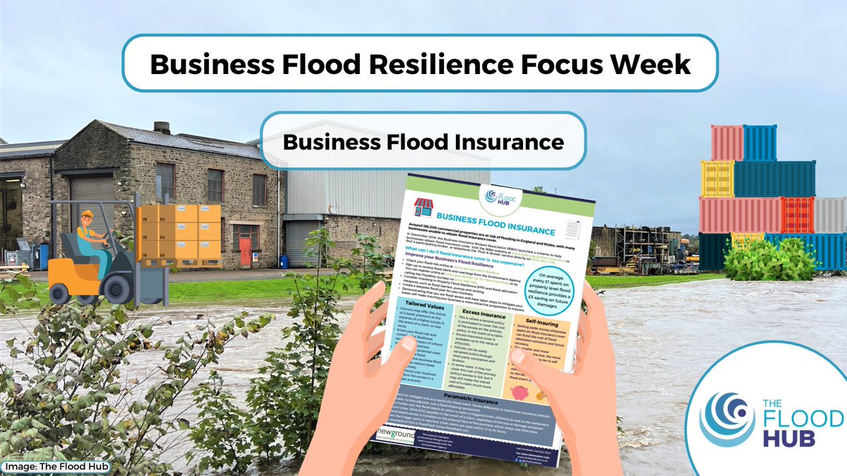 Do you know which insurance options might be available for your business?💵 Our resource here discusses the different types of insurance measures which might be suitable for your business👉 thefloodhub.co.uk/wp-content/upl… #BCAW2024 #FloodAware #BusinessContinuity #BusinessResilience
