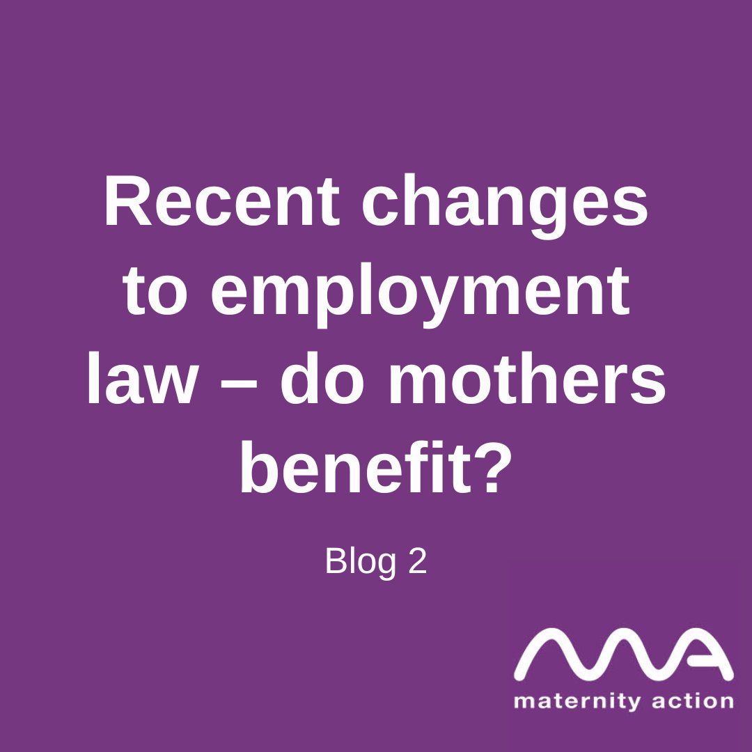 Maternity Action (@maternityaction) on Twitter photo In the second of our two blogs on the recent employment law changes, let’s take a look at redundancy & paternity leave.
Read our new blog here tinyurl.com/mt8sdxyj.
#UKEmploymentLaw #PaternityLeave #MaternityLeave In the second of our two blogs on the recent employment law changes, let’s take a look at redundancy & paternity leave.
Read our new blog here tinyurl.com/mt8sdxyj.
#UKEmploymentLaw #PaternityLeave #MaternityLeave