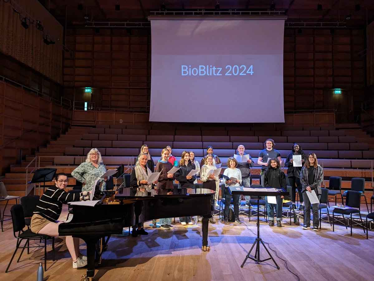 UniKent_Music's tweet photo. The @Cecilian_Choir rehearsing ahead of Saturday's #Bioblitz day on @UniKent campus with @UniKentSAC; free lunchtime concert 12.10pm exploring the natural world in song, open to all! #music #Canterbury https://t.co/1Lz2K0hESP
