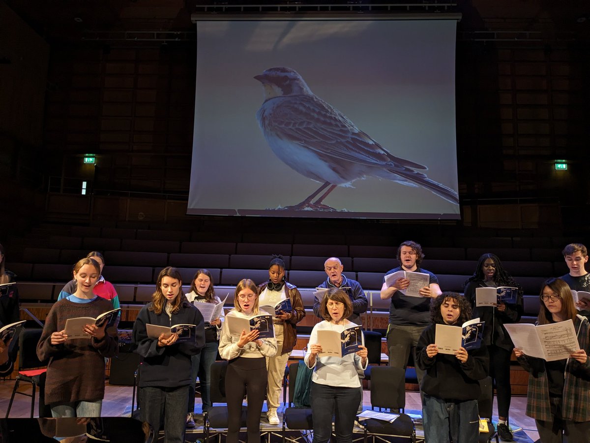 The <a href="/Cecilian_Choir/">UKC Cecilian Choir</a> rehearsing ahead of Saturday's #Bioblitz day on <a href="/UniKent/">University of Kent</a> campus with @UniKentSAC; free lunchtime concert 12.10pm exploring the natural world in song, open to all! #music #Canterbury