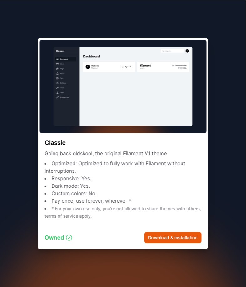 The <a href="/filamentphp/">Filament 🦒</a> V1 theme is now available, for FREE! 🤩
