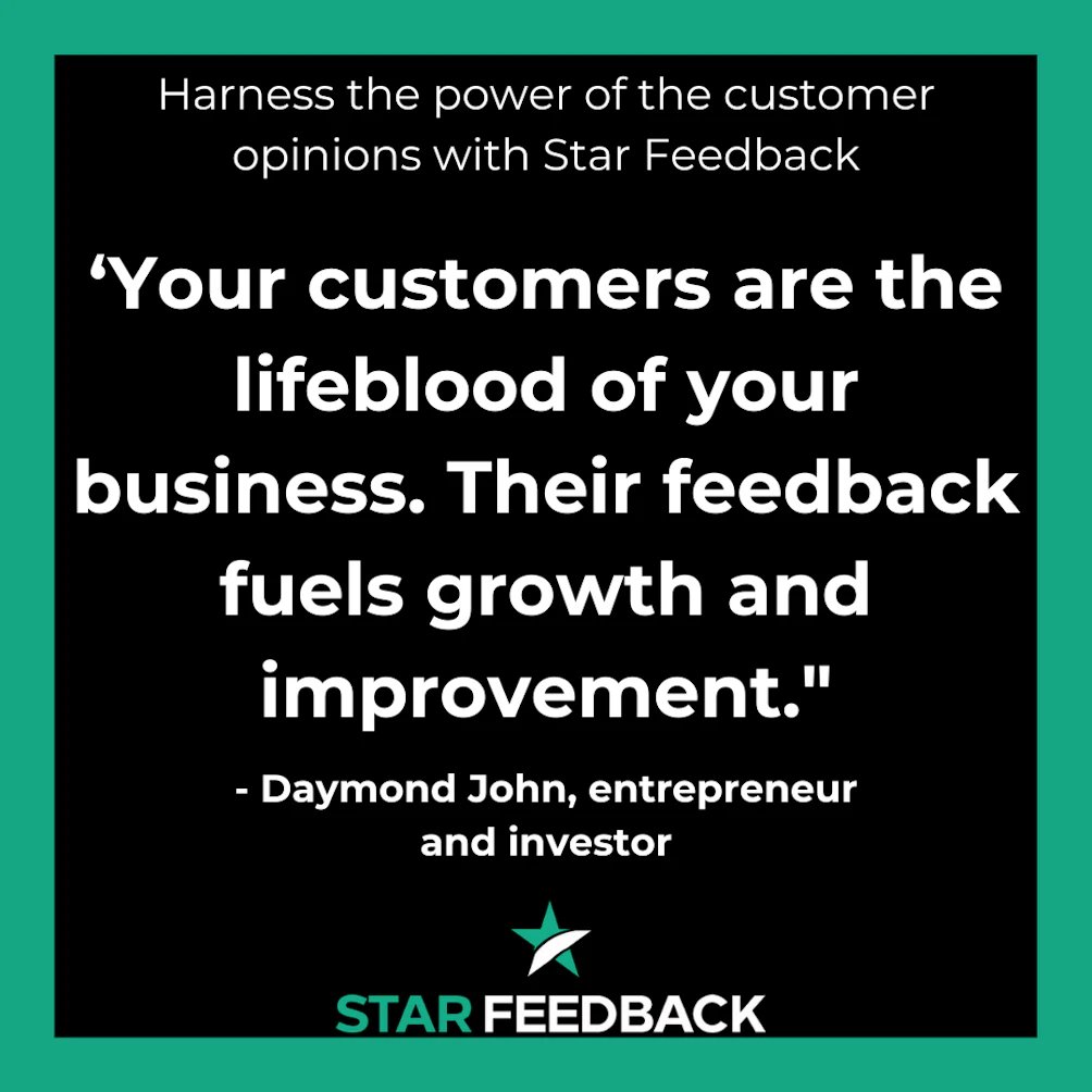 star_feedback's tweet image. Embrace the power of customer feedback to fuel your business growth with Star Feedback! Join us in turning opinions into opportunities 🚀 #CustomerFeedback #BusinessGrowth #StarFeedback