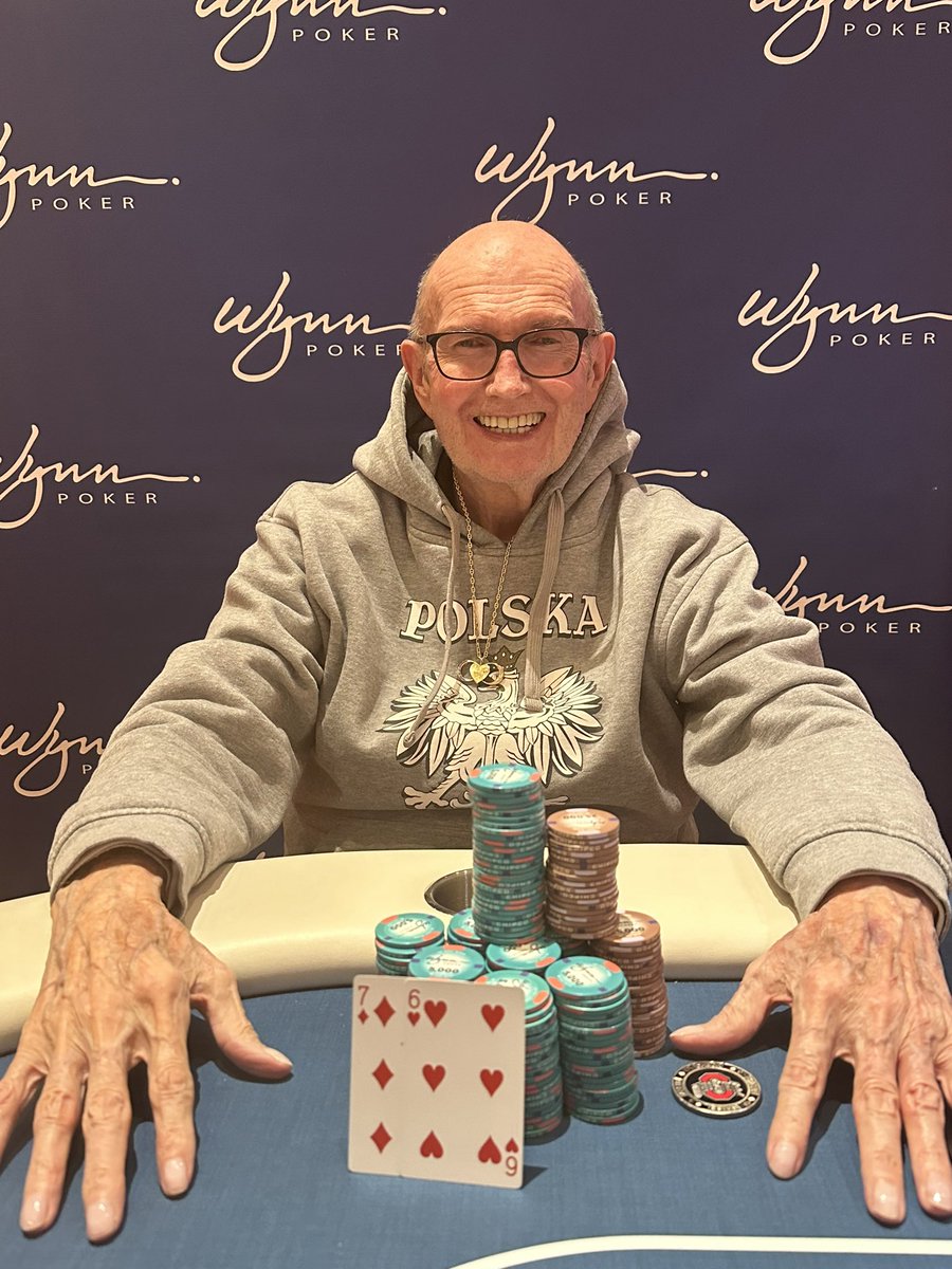 Poker Hall of Famer Jack McClelland made the final table four straight times in the @WynnLasVegas nightly: 2nd, 6th, 5th and finally, knocked it off tonight! Well done Jack! #POSITIVITY