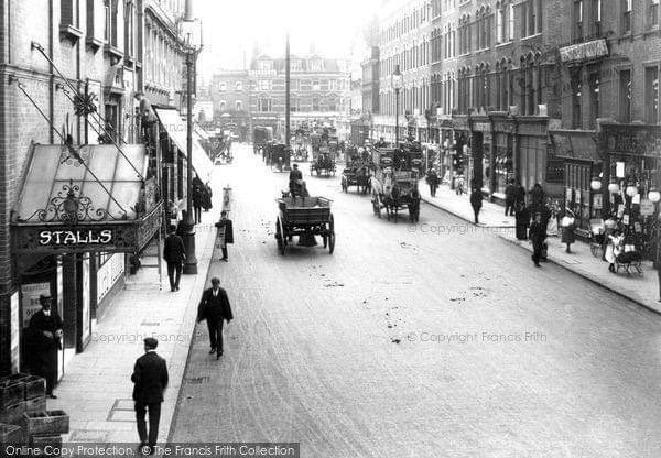 A view of Fulham, Broadway in circa 1905