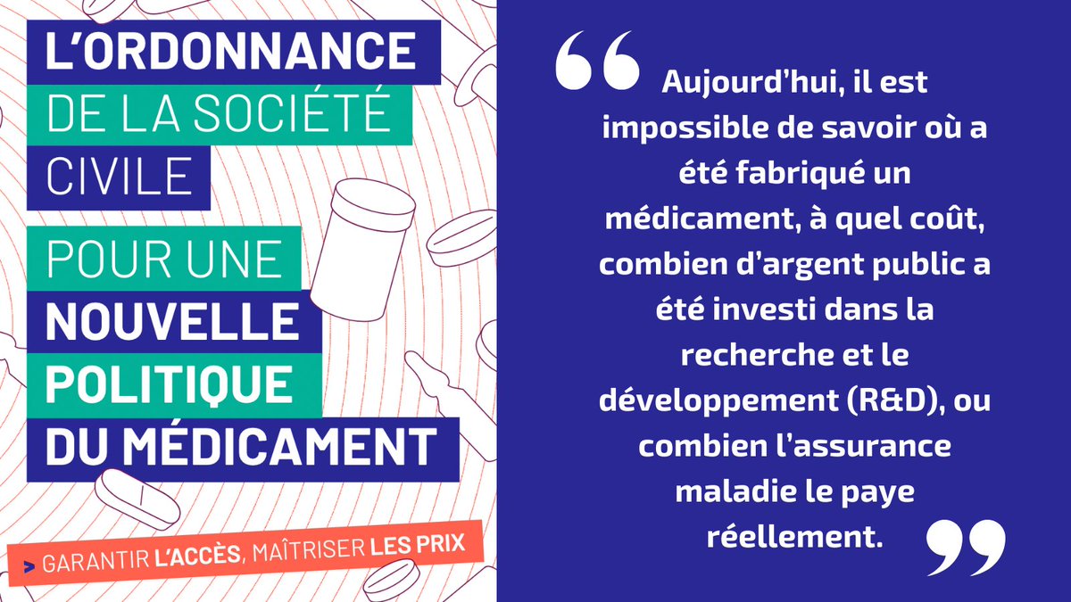 Aujourd'hui, l’opacité demeure la norme sur le marché pharmaceutique.

La contribution de <a href="/GHAFrance/">GHA France</a> traite du besoin de transparence dans la fixation des prix des #médicaments.

✅ Ensemble, nous demandons une meilleure transparence et régulation du marché pharmaceutique en 🇫🇷.