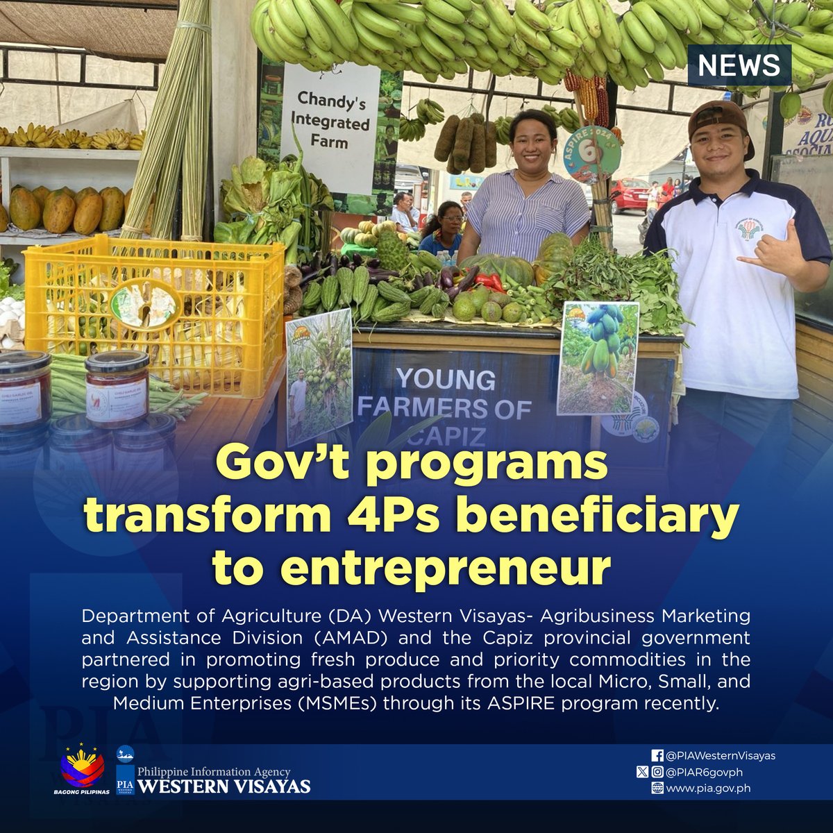 Gloria Juayang, a mother of six, from Brgy. Aningalan in San Remigio, Antique attests to how various support programs from the government could change one’s living conditions.

Full story: pia.gov.ph/news/2024/05/1…

#BagongPilipinas
#PIAWesternVisayas
#GetInformed