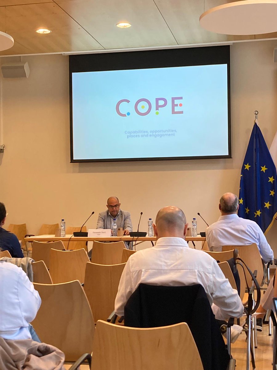 📷 Final Stakeholder Conference Starting Now! 📷
The EU Liaison Office of the Autonomous Province of Trento is receiving C.O.P.E partners and stakeholder for the Final Stakeholder Conference.
We will get together  to share perspectives about social prescribing and sustainability.