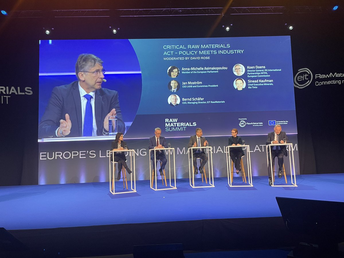 RolfKuby's tweet image. What is needed to make the Critical Raw Materials Act a success and reach 10% Mining 40% Processing 25% Recycling Autonomy for Europe till 2030? Solutions and insightful discussions at #RMSummit2024
Euromines  Manifesto: lnkd.in/ezm_9qWd 
live: eitrmsummit.com