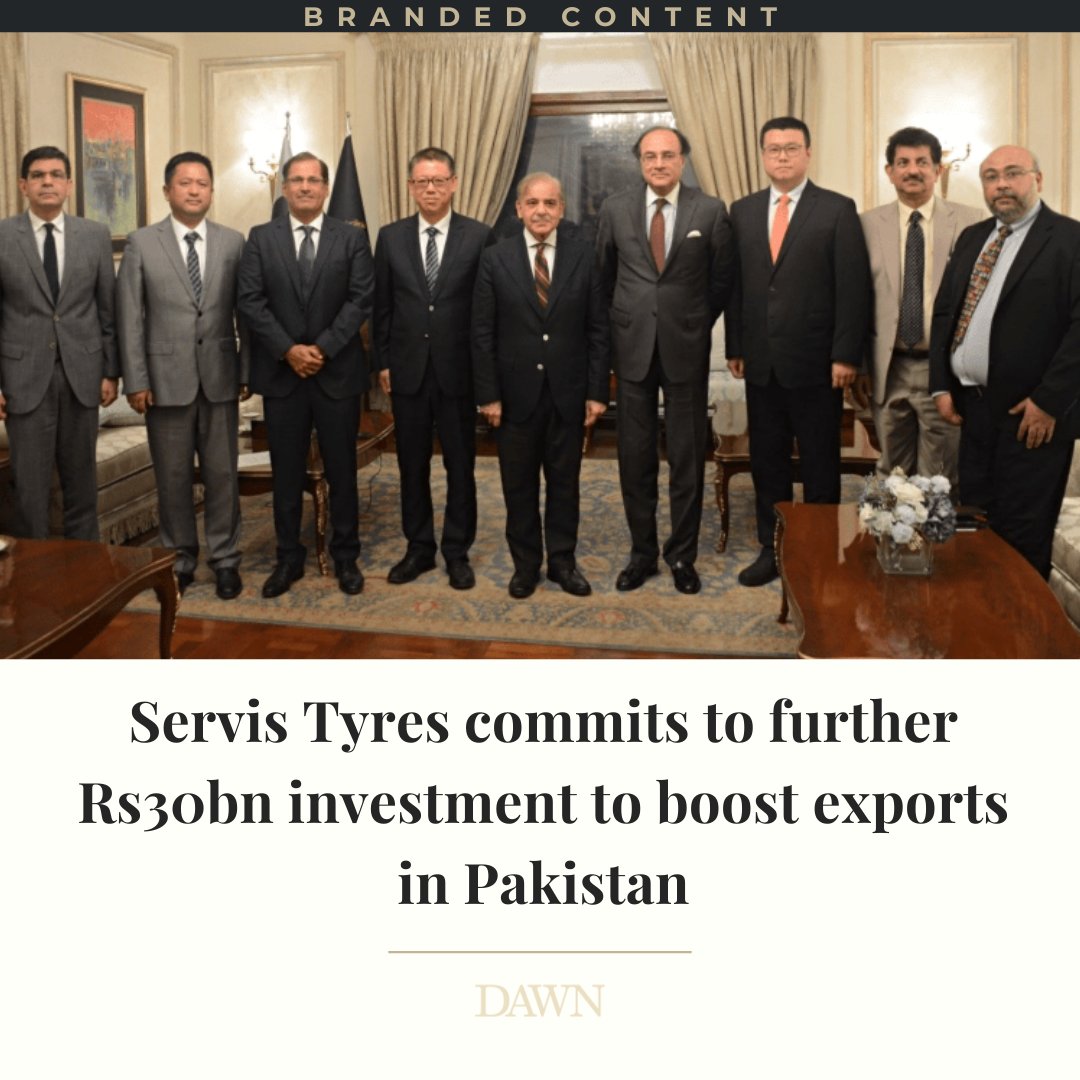 Branded Content: Servis LongMarch has committed to a further investment of Rs30 billion to double its capacity and to increase exports to $100m in 2025. The company’s chairman Jin Yongsheng and chief executive officer (CEO) Omar Saeed called on Prime Minister Shehbaz Sharif to…