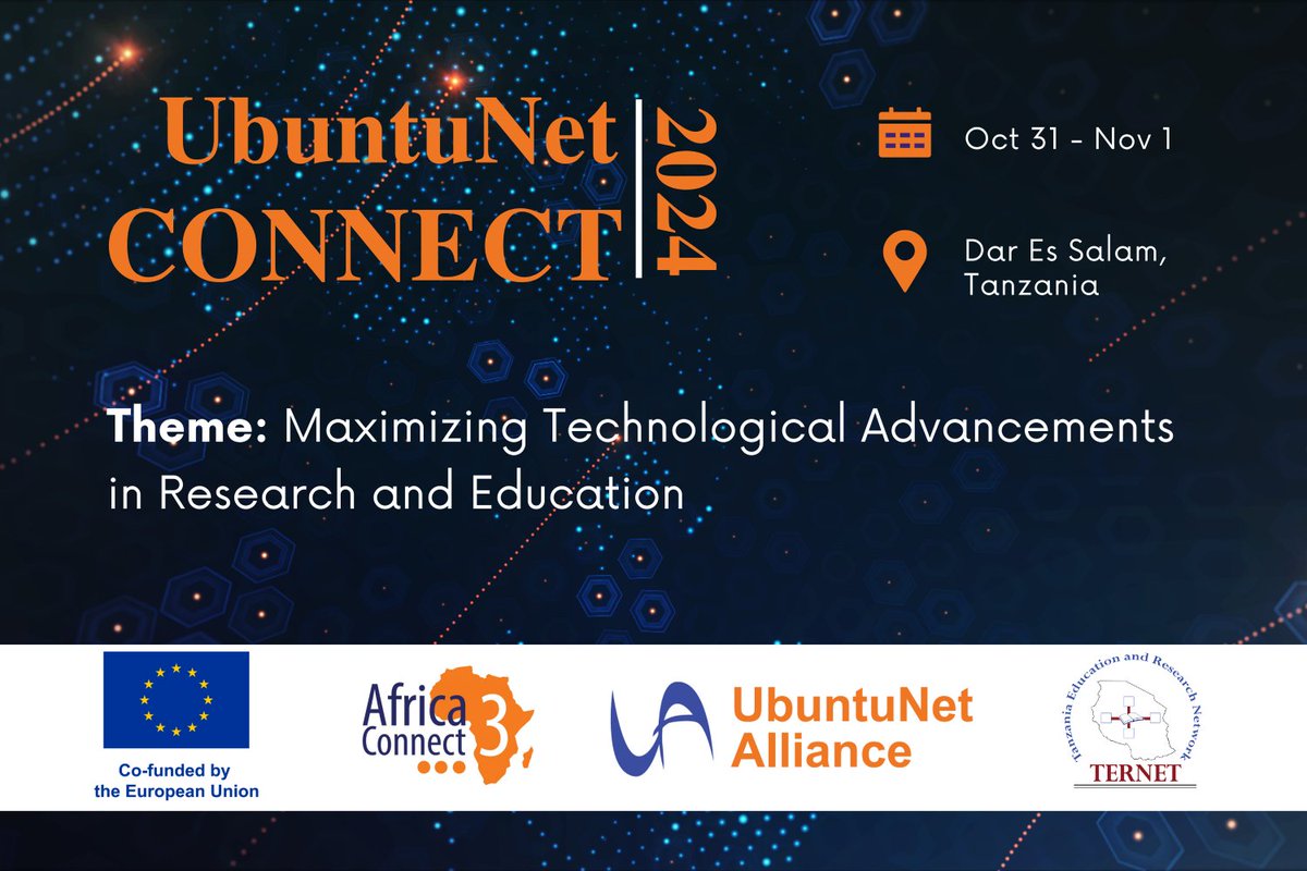 UbuntuNet-Connect 2024! ubuntunet.net/uc2024/ take this opportunity to position your organization in front of 200 leading practitioners in research and education in Africa by partnering with us for our annual conference. Reach out to info@ubuntunet.net for inquiries.