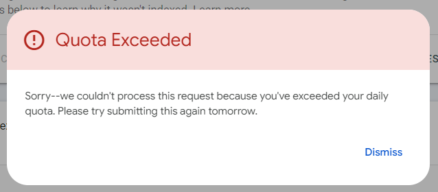 I love how Google can handle a million search requests a minute but can't accept more than 10 indexing requests a day. #seo <a href="/searchliaison/">Google SearchLiaison</a> <a href="/googlesearchc/">Google Search Central</a>