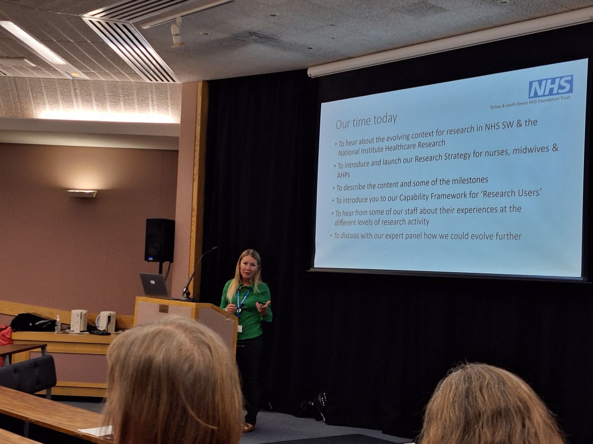 Torbay and South Devon NHS AHPs (@tsdft_ahps) on Twitter photo Today is the launch of our trust NMAHP research strategy. Starting the morning is our interim chief nurse <a href="/nicola_mcminn/">Nicola McMinn</a> Today is the launch of our trust NMAHP research strategy. Starting the morning is our interim chief nurse <a href="/nicola_mcminn/">Nicola McMinn</a>