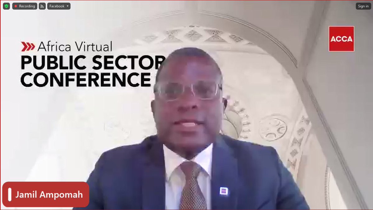 We're pleased to join the ACCA Virtual Africa Public Sector Conference today. ACCA Africa Director Jamil Ampomah has kicked off the event focused on sustainable governance and the efficiency of the public sector. The sessions are being streamed live on Facebook. #AVPSC2024