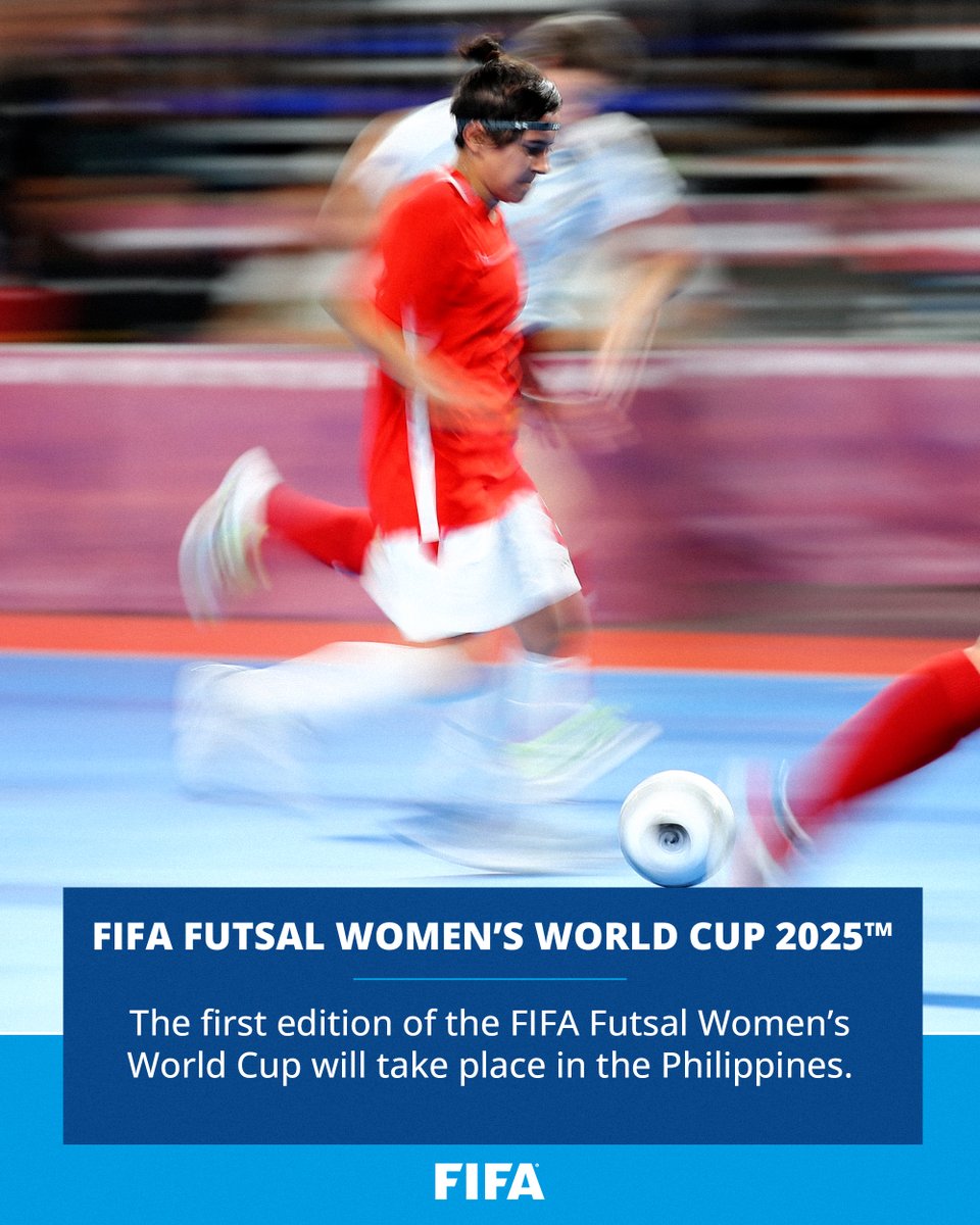 Ready to make history! 🤩

The Philippines will host the first ever FIFA Futsal Women’s World Cup in 2025! 👏