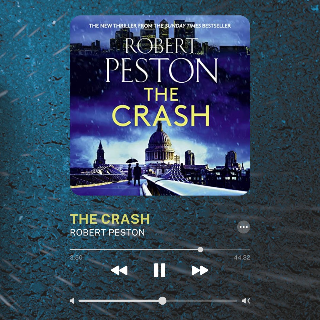 🎧Listen to @Peston's explosive thriller The Crash as an audiobook - available as a 2 for 1 deal on Audible until May 19th! @bonnierbooks_uk #Audiobook